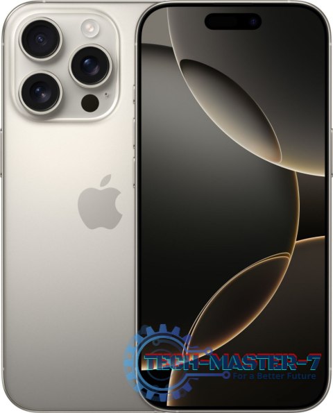 Smartphone APPLE iPhone 16 Pro 128 GB Natural Titanium (Tytanowy) MYNG3ZD/A Smartphone APPLE iPhone 16 Pro 128 GB Natural Titanium (Tytanowy) MYNG3ZD/A
