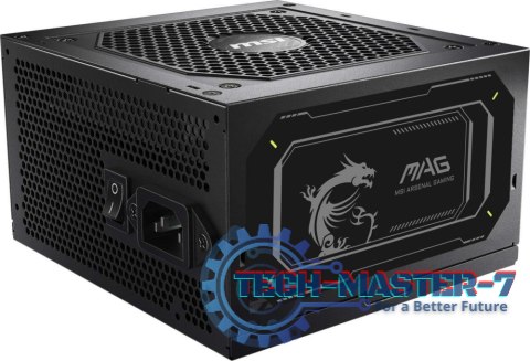 Zasilacz PC MSI 850W MAG A850GL PCIE5 II Zasilacz PC MSI 850W MAG A850GL PCIE5 II