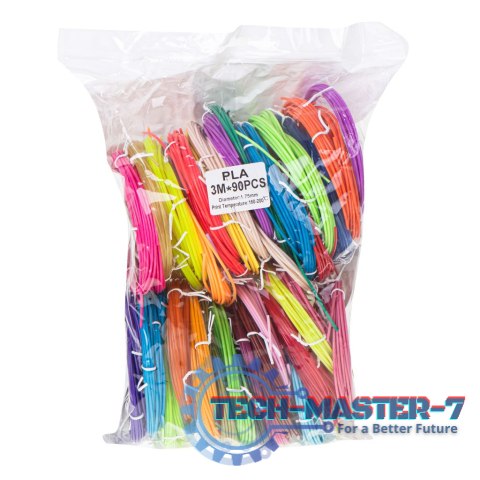 Wkłady do długopisu 3D filament 90szt x 3m zapas 270m Wkłady do długopisu 3D filament 90szt x 3m zapas 270m