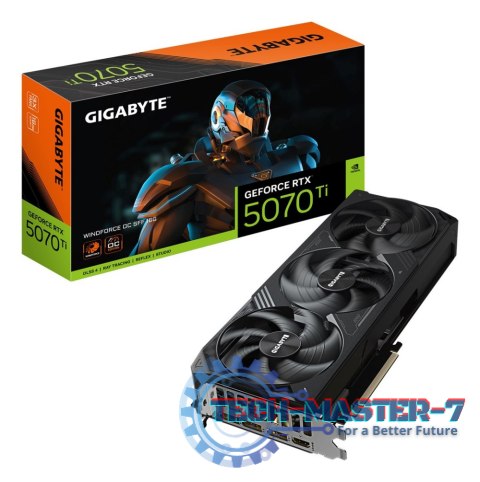 Karta graficzna GeForce RTX 5070 Ti WINDFORCE OC SFF 16GB Karta graficzna GeForce RTX 5070 Ti WINDFORCE OC SFF 16GB