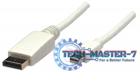 MANHATTAN Mini Display Port - Display Port 2 m 2m /s1x Mini DisplayPort (wtyk) 1x DisplayPort (wtyk) MANHATTAN Mini Display Port - Display Port 2 m 2m /s1x Mini DisplayPort (wtyk) 1x DisplayPort (wtyk)