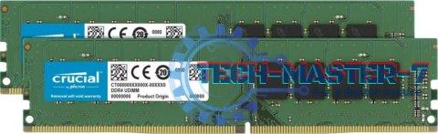 Pamięć CRUCIAL (UDIMM/DDR4/32 GB/3200MHz/1.2V/22CL/DUAL) Pamięć CRUCIAL (UDIMM/DDR4/32 GB/3200MHz/1.2V/22CL/DUAL)