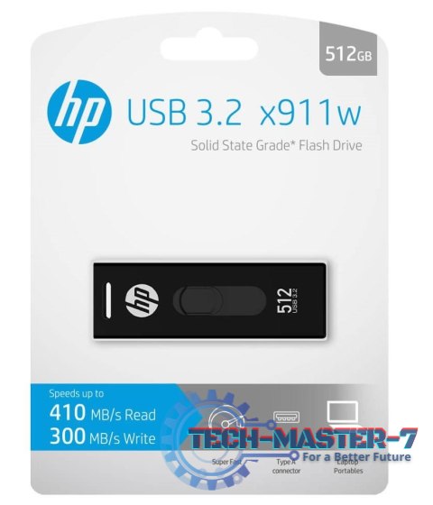 Pendrive HP Flash Drive x911w (512 GB /Czarny ) Pendrive HP Flash Drive x911w (512 GB /Czarny )
