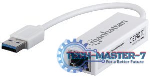 Karta sieciowa przewodowa MANHATTAN Adapter Hi-Speed USB 2.0 506731 Karta sieciowa przewodowa MANHATTAN Adapter Hi-Speed USB 2.0 506731