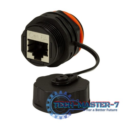 Łącznik RJ45 Cat6A SFTP beznarzędziowy skręcany Łącznik RJ45 Cat6A SFTP beznarzędziowy skręcany