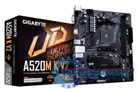 Płyta główna GIGABYTE A520M K V2 (Socket AM4 /micro ATX) Płyta główna GIGABYTE A520M K V2 (Socket AM4 /micro ATX)