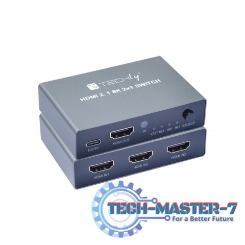 Przełącznik/Rozdzielacz Video TECHLY IDATA HDMI-2138KT Przełącznik/Rozdzielacz Video TECHLY IDATA HDMI-2138KT