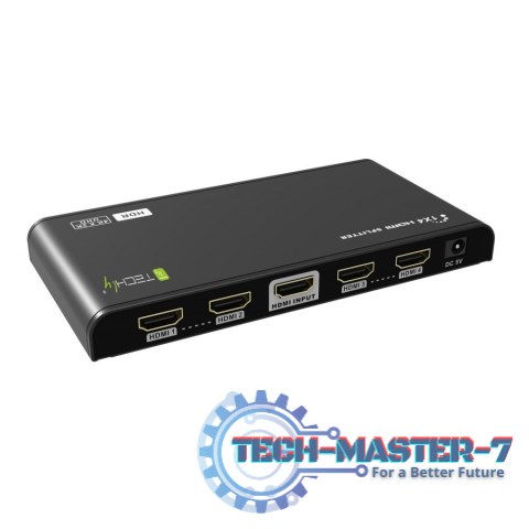 Przełącznik/Rozdzielacz Video TECHLY IDATA HDMI2-4K4HDR Przełącznik/Rozdzielacz Video TECHLY IDATA HDMI2-4K4HDR