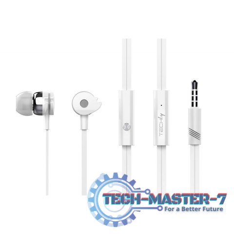 Słuchawki Douszne TECHLY SB-HP A1WHTY (1.2m /Jack 3.5 mm wtyk/Biały) Słuchawki Douszne TECHLY SB-HP A1WHTY (1.2m /Jack 3.5 mm wtyk/Biały)