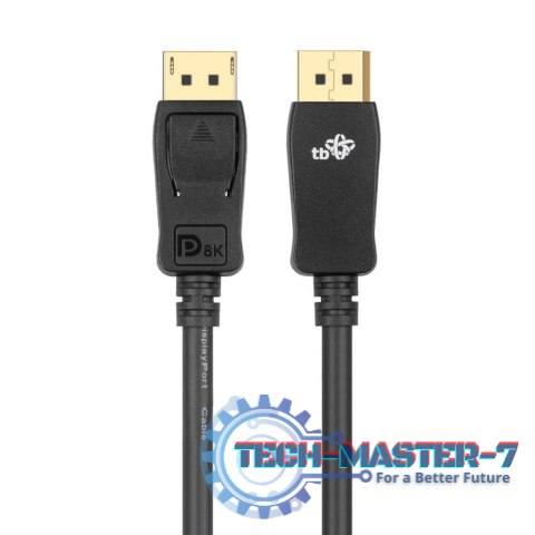 TB AKTBXVDMDP1418B 1.8m /s1x DisplayPort (wtyk) 1x DisplayPort (wtyk) TB AKTBXVDMDP1418B 1.8m /s1x DisplayPort (wtyk) 1x DisplayPort (wtyk)