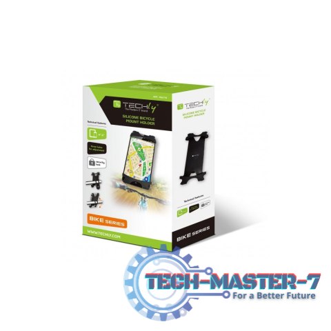 TECHLY 106770 Techly Silikonowy uchwyt rowerowy do smartphona od 4 do 6 TECHLY 106770 Techly Silikonowy uchwyt rowerowy do smartphona od 4 do 6