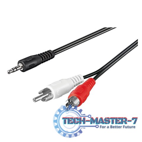 TECHLY ICOC 018-NC-30 3m /s1x Jack 3.5 mm 2x RCA TECHLY ICOC 018-NC-30 3m /s1x Jack 3.5 mm 2x RCA