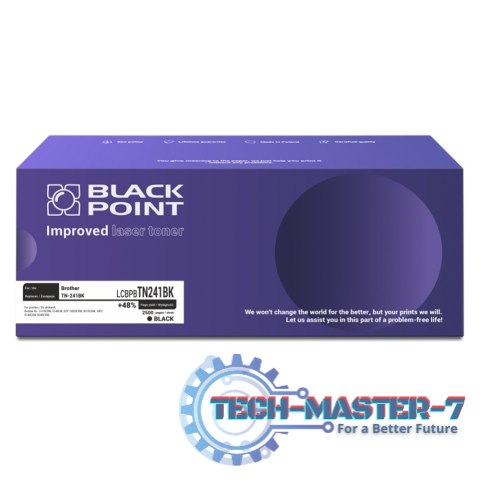 Toner BLACK POINT LCBPBTN241BK Brother TN-241BK Toner BLACK POINT LCBPBTN241BK Brother TN-241BK