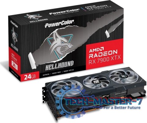Karta graficzna POWERCOLOR Radeon RX 7900 XTX 24 GB GDDR6 (RX7900XTX 24G-L/OC) Karta graficzna POWERCOLOR Radeon RX 7900 XTX 24 GB GDDR6 (RX7900XTX 24G-L/OC)