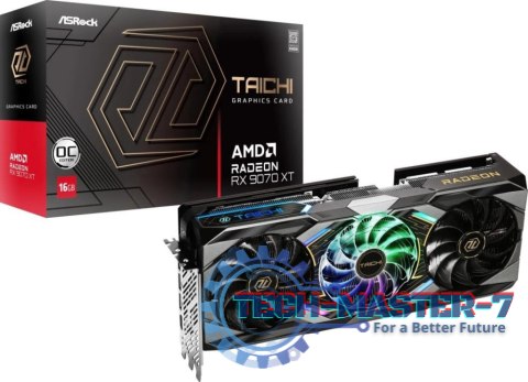 Karta graficzna Radeon RX 9070 XT Taichi 16GB Karta graficzna Radeon RX 9070 XT Taichi 16GB