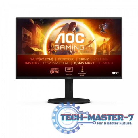 Monitor AOC 25G4SXU (24.5" /Fast IPS /310Hz /1920 x 1080 /Czarny) Monitor AOC 25G4SXU (24.5" /Fast IPS /310Hz /1920 x 1080 /Czarny)