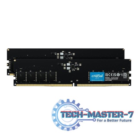 Pamięć CRUCIAL (DIMM/DDR5/32 GB/4800MHz/1.1V/40CL/DUAL) Pamięć CRUCIAL (DIMM/DDR5/32 GB/4800MHz/1.1V/40CL/DUAL)