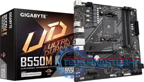 Płyta główna GIGABYTE B550M K (Socket AM4 /micro ATX) Płyta główna GIGABYTE B550M K (Socket AM4 /micro ATX)