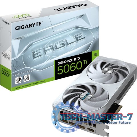 Karta graficzna GIGABYTE GeForce RTX 5060 Ti EAGLE OC ICE 8GB Karta graficzna GIGABYTE GeForce RTX 5060 Ti EAGLE OC ICE 8GB