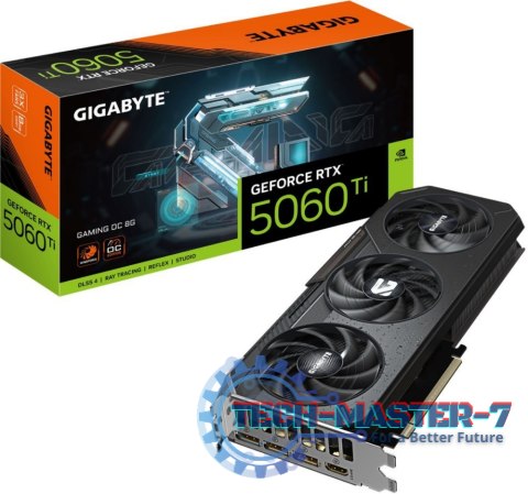 Karta graficzna GIGABYTE GeForce RTX 5060 Ti GAMING OC 8GB Karta graficzna GIGABYTE GeForce RTX 5060 Ti GAMING OC 8GB