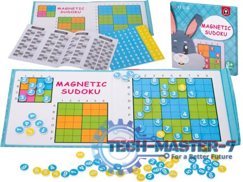 Gra logiczna łamigłówka magnetyczne sudoku Gra logiczna łamigłówka magnetyczne sudoku