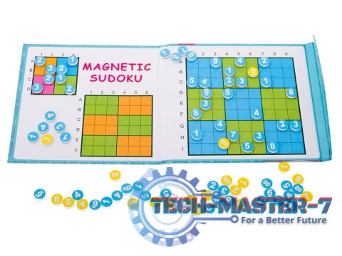Gra logiczna łamigłówka magnetyczne sudoku Gra logiczna łamigłówka magnetyczne sudoku