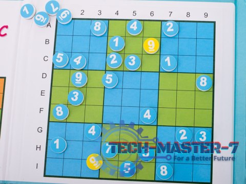 Gra logiczna łamigłówka magnetyczne sudoku Gra logiczna łamigłówka magnetyczne sudoku