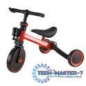 Rowerek Trike Fix Mini biegowy trójkołowy 3w1 z pedałami czerwony