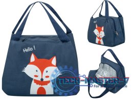 Torba termiczna na lunch jedzenie śniadaniowa izolacyjna lis pomarańczowy