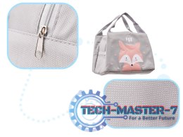 Torba termiczna na lunch jedzenie śniadaniowa izolacyjna lis różowy