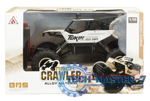 Samochód zdalnie sterowany na pilota RC Rock Crawler 1:12 4WD METAL srebrny Samochód zdalnie sterowany na pilota RC Rock Crawler 1:12 4WD METAL srebrny
