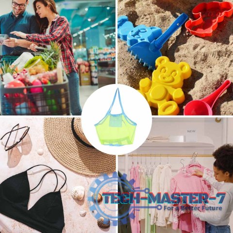 Torba plażowa siatka zakupy zabawki XXL Torba plażowa siatka zakupy zabawki XXL