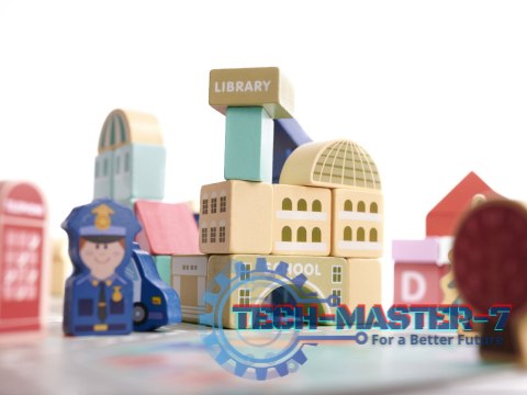 Klocki drewniane edukacyjne miasto puzzle 100el. Klocki drewniane edukacyjne miasto puzzle 100el.