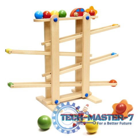 Tor kulkowy drewniany kulodrom montessori XXL Tor kulkowy drewniany kulodrom montessori XXL