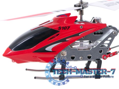 Helikopter zdalnie sterowany na pilota RC SYMA S107G czerwony Helikopter zdalnie sterowany na pilota RC SYMA S107G czerwony