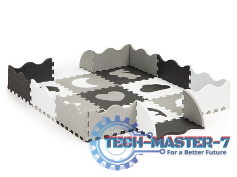 Mata piankowa z płotkiem puzzle suchy basen 25el ECOTOYS ECOTOYS Mata piankowa z płotkiem puzzle suchy basen 25el ECOTOYS ECOTOYS