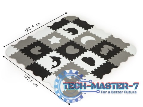 Mata piankowa z płotkiem puzzle suchy basen 25el ECOTOYS ECOTOYS Mata piankowa z płotkiem puzzle suchy basen 25el ECOTOYS ECOTOYS