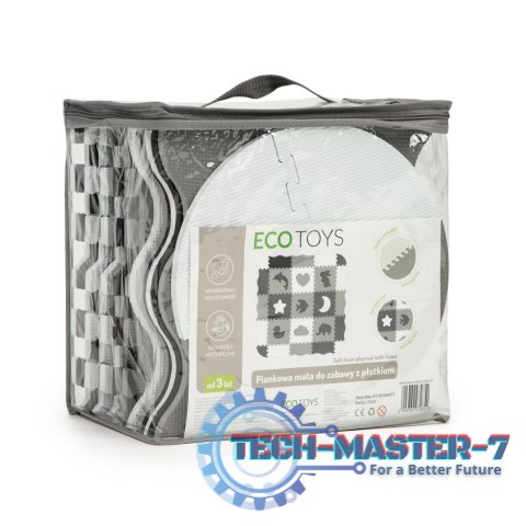 Mata piankowa z płotkiem puzzle suchy basen 25el ECOTOYS ECOTOYS Mata piankowa z płotkiem puzzle suchy basen 25el ECOTOYS ECOTOYS