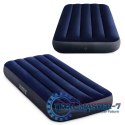 Materac dmuchany 191x76 cm łóżko do spania welurowy INTEX 64756 INTEX