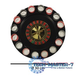 Imprezowa ruletka alkoholowa gra zestaw + kieliszki 16 szt.