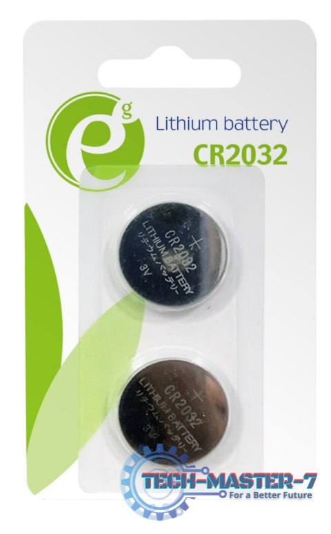 Baterie GEMBIRD Litowa CR2032 220mAh 2 szt. EG-BA-CR2032-01 Baterie GEMBIRD Litowa CR2032 220mAh 2 szt. EG-BA-CR2032-01