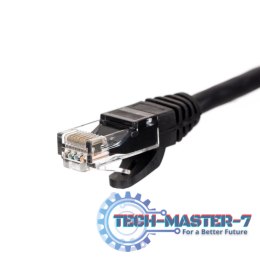 NETRACK RJ45 - RJ45 6 UTP 0.5 m Czarny 0.5 Patchcord