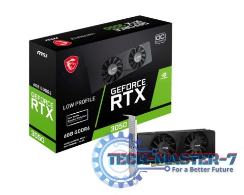 Karta graficzna MSI GeForce RTX 3050 LP OC 6GB GDDR6 (V812-023R) Karta graficzna MSI GeForce RTX 3050 LP OC 6GB GDDR6 (V812-023R)