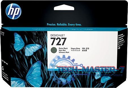 Wkład HP Czarny matowy wkład atramentowy HP 727 Designjet 130 ml B3P22A Wkład HP Czarny matowy wkład atramentowy HP 727 Designjet 130 ml B3P22A