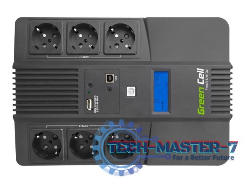 Zasilacz awaryjny GREEN CELL UPS07 800VA Zasilacz awaryjny GREEN CELL UPS07 800VA