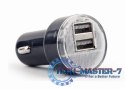 Ładowarka GEMBIRD 2x USB 2.0 Czarny EG-U2C2A-CAR-02 Ładowarka GEMBIRD 2x USB 2.0 Czarny EG-U2C2A-CAR-02