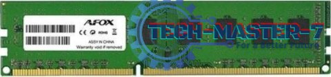 Pamięć AFOX (DIMM/DDR3/4 GB/1600MHz/11CL/SINGLE) Pamięć AFOX (DIMM/DDR3/4 GB/1600MHz/11CL/SINGLE)