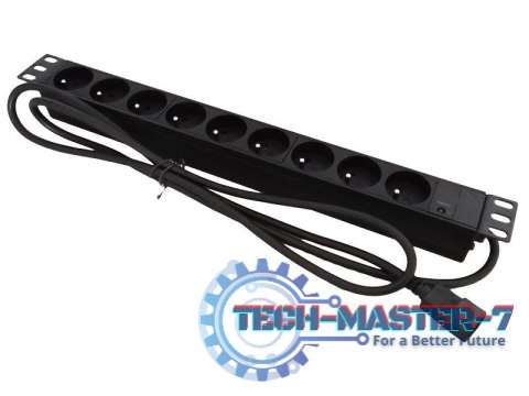 Listwa zasilająca ALANTEC 19 9xCEE 7/5 Wtyk C20 PZ09UC20 Listwa zasilająca ALANTEC 19 9xCEE 7/5 Wtyk C20 PZ09UC20