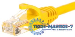 NETRACK RJ45 - RJ45 UTP 0.5 m Żółty 0.5 Patchcord