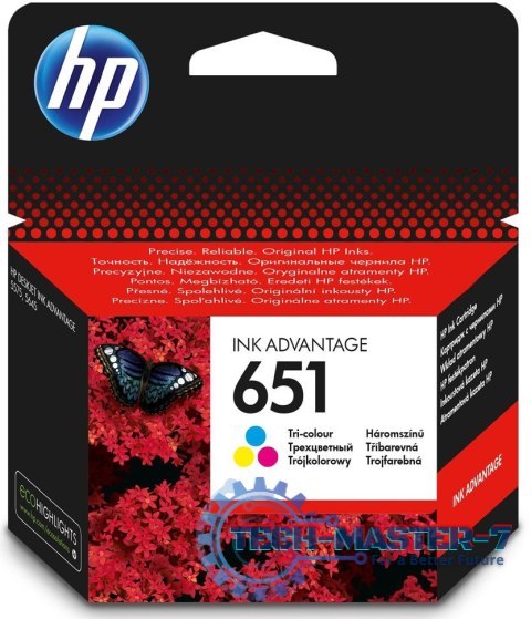 Wkład HP HP 651 Tricolor C2P11AE Wkład HP HP 651 Tricolor C2P11AE